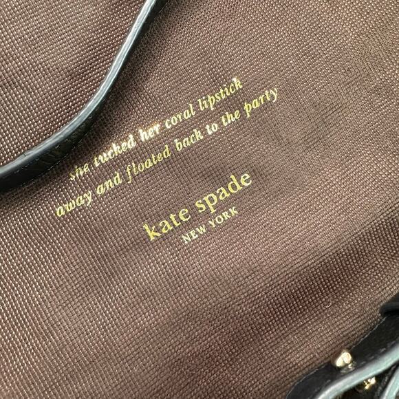 Kate Spade New York Black Pebble Leather Crossbody Handbag - Picture 4 of 13